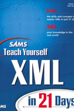 Cover of Sams Teach Yourself XML in 21 Days