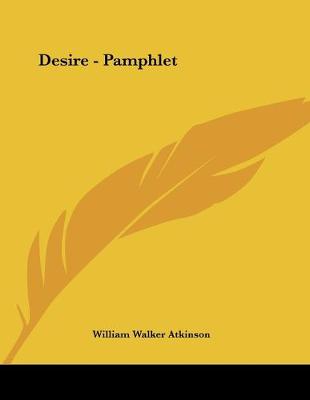 Book cover for Desire - Pamphlet