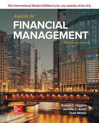 Book cover for ISE Analysis for Financial Management