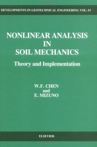 Cover of Nonlinear Analysis in Soil Mechanics