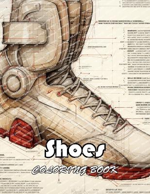 Book cover for Shoes Coloring Book