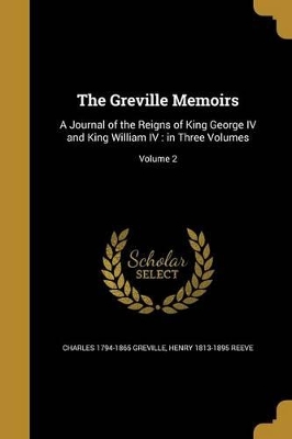 Book cover for The Greville Memoirs