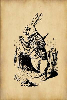 Cover of Alice in Wonderland Journal - White Rabbit