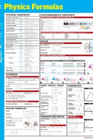 Cover of Physics Formulas SparkCharts