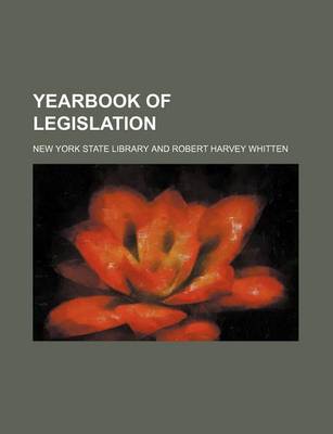 Book cover for Yearbook of Legislation (Volume 8)