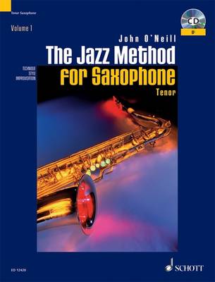 Book cover for The Jazz Method for Saxophone - Tenor