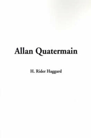 Cover of Allan Quatermain