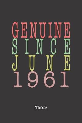 Book cover for Genuine Since June 1961