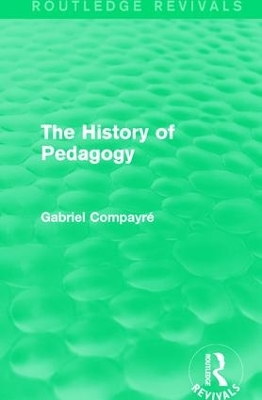 Book cover for The History of Pedagogy