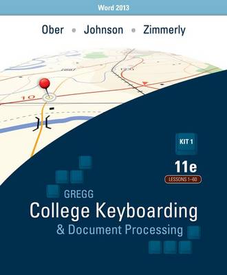 Book cover for Ober: Kit 1: (Lessons 1-60) W/ Word 2013 Manual