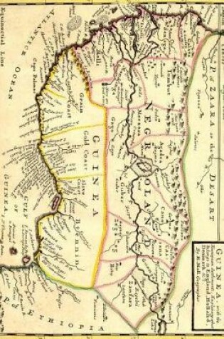 Cover of 1736 European Map of West Africa Journal