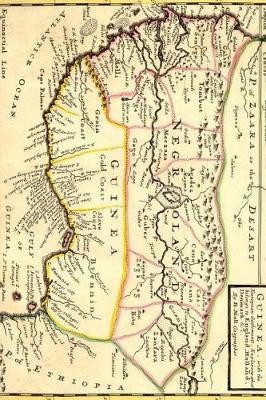 Book cover for 1736 European Map of West Africa Journal