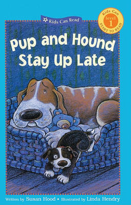 Book cover for Pup and Hound Stay Up Late
