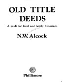 Book cover for Old Title Deeds