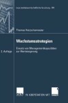 Book cover for Wachstumsstrategien