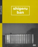 Book cover for Shigeru Ban