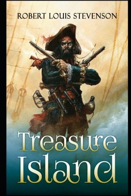 Book cover for Treasure Island (Annotated & Illustrated) Unabridged