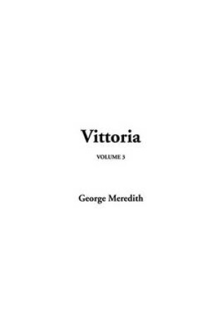 Cover of Vittoria, V3