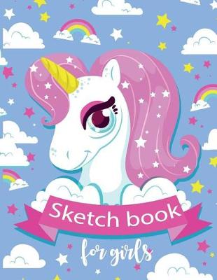 Book cover for Sketch Book for Girls