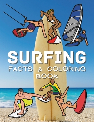 Cover of Surfing Facts & Coloring Book