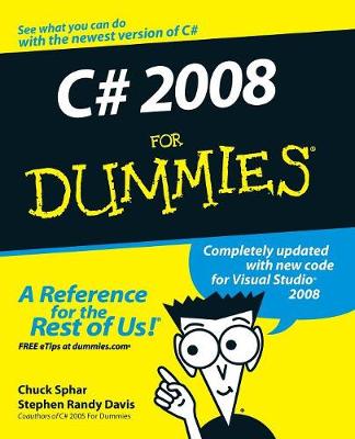 Book cover for C# 2008 For Dummies