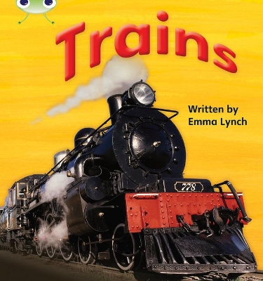 Book cover for Bug Club Phonics - Phase 4 Unit 12: Trains