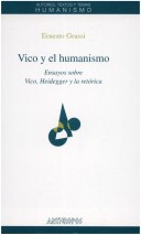 Book cover for Vico y El Humanismo