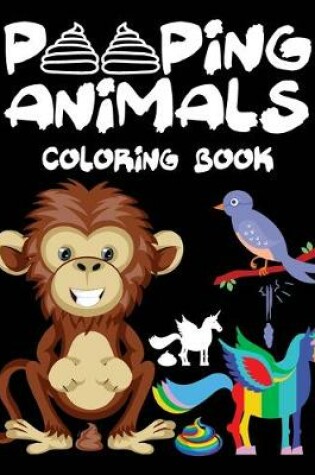 Cover of pooping animals coloring book