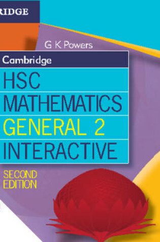 Cover of Cambridge HSC Mathematics General 2 Interactive Textbook