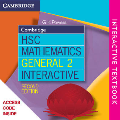 Book cover for Cambridge HSC Mathematics General 2 Interactive Textbook