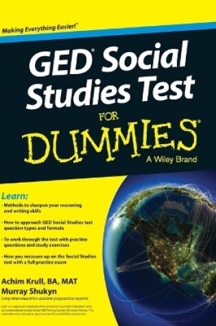Cover of GED Social Studies For Dummies