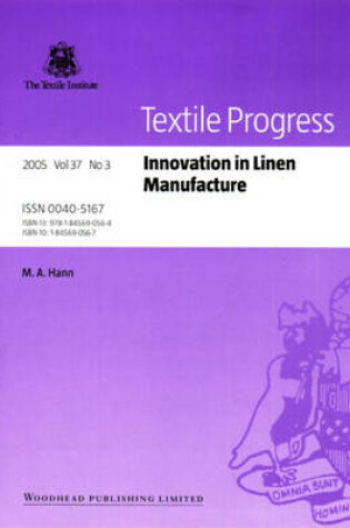 Cover of Innovation in Linen Manufacture