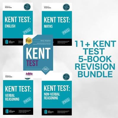 Book cover for 11+ Kent Test 5-Book Revision Guide Bundle