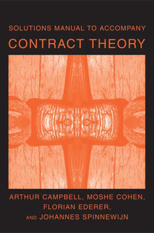 Cover of Solutions Manual to Accompany Contract Theory