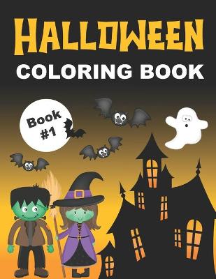 Book cover for Halloween Coloring Book