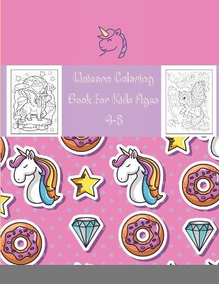Book cover for Unicorn Coloring Book for Kids Ages 4-8