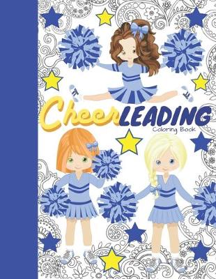 Book cover for Cheerleading Coloring Book