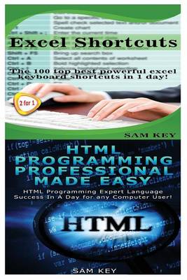 Book cover for Excel Shortcuts & HTML Professional Programming Made Easy