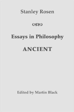 Cover of Essays in Philosophy: Ancient