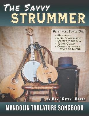 Book cover for The Savvy Strummer Mandolin Tablature Songbook