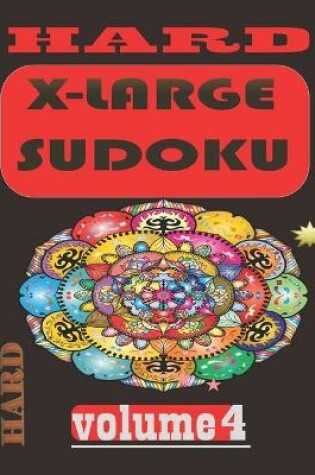 Cover of Hard X Large Sudoku-Volume 4