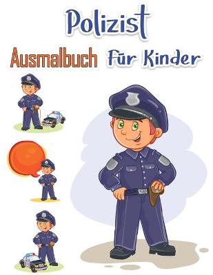 Book cover for Polizisten-Malbuch für Kinder