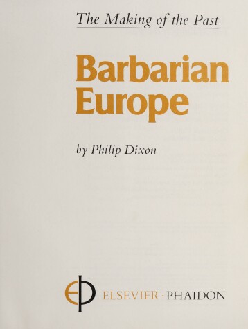 Book cover for Barbarian Europe