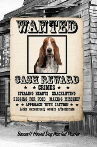 Cover of Bassett Hound Dog Wanted Poster