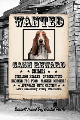 Book cover for Bassett Hound Dog Wanted Poster