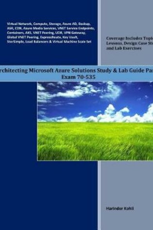 Cover of Architecting Microsoft Azure Solutions Study & Lab Guide Part 1