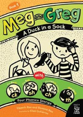 Book cover for Meg and Greg: A Duck in a Sock