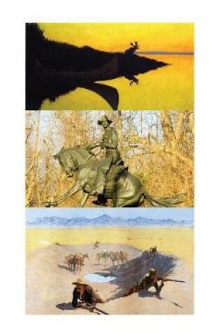 Cover of Hardcover Journal Collage Fredric Remington Cowboys and Indians Art 4