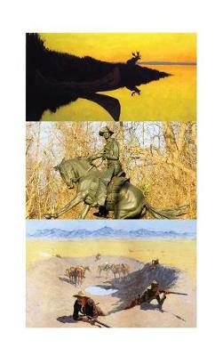 Book cover for Hardcover Journal Collage Fredric Remington Cowboys and Indians Art 4