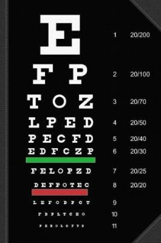 Cover of Snellen Chart Journal Notebook